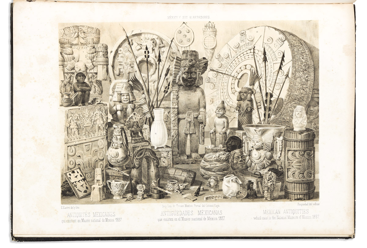 (MEXICO.) Casimiro Castro, et al. Mexico y sus Alrededores. Coleccion de Vistas Trajes y Monumentos.